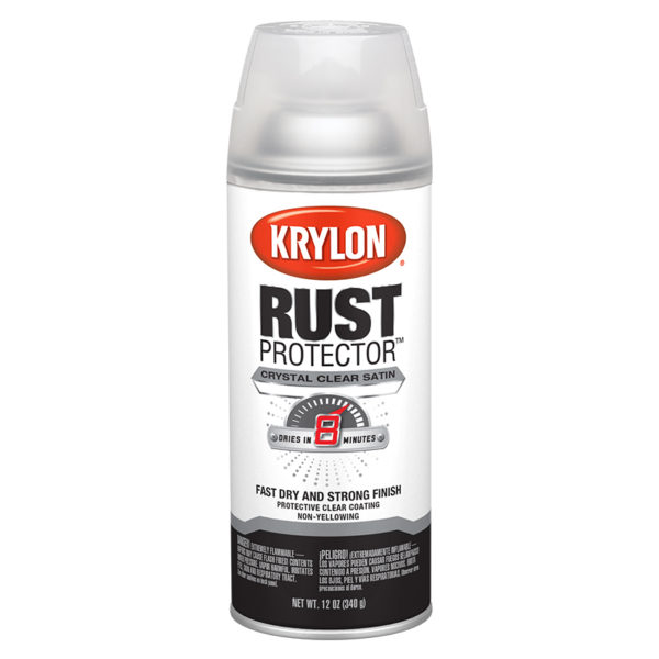 Аэрозольная антикоррозийная краска Krylon Rust Protector Satin Crystal Clear 69033