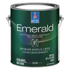 Sherwin-Williams Emerald Interior Acrylic Latex Paint Satin
