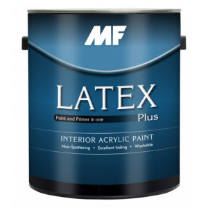 Моющаяся краска для стен и потолков MF Paints Latex Plus 168 1 Gallon