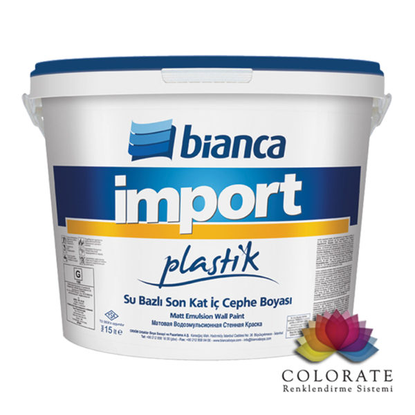 Bianca Import Plastik матовая краска для стен и потолков